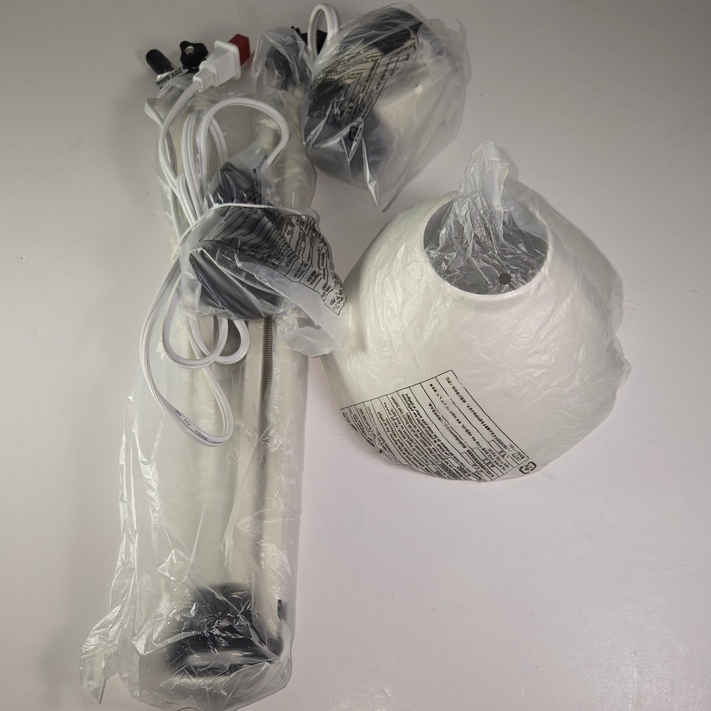 LEDU L502WT Opti‎ Swing Arm Lamp White Advantus Corp Task Lighting